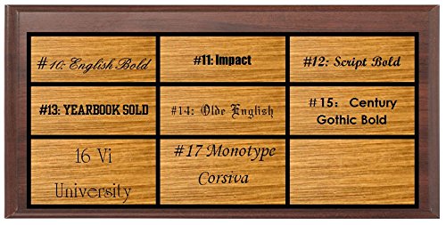 1" H x 2.5" W, Solid Brass Satin Gold Finish Plates, Custom Engraved Personalize Tag Black Text Made to Order Made in USA - Thumbnail 3