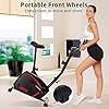ANCHEER-Magnetic-Upright-Heimtrainer-Indoor-Cycling-Bike-mit-APP-Anschluss-10-Level-Widerstand-Super-Quiet-Stationaeres-Bike-fuer-Cardio-Training-zu-Hause-mit-verstellbarem-Sitz-Monitor-Raedern