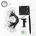 Solar String Lights Outdoor, 2 Pack 36Ft 60 LED Outdoor Waterproof Solar Powered Crystal Globe String Lights Waterproof 8 Modes Fairy Decorative lights for Garden Yard Party Christmas (Cool White)