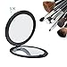 AlierKin Compact Makeup Mirror Pocket Portable Make-up Double Sided Folding Handheld Mirrors Magnifies 5X on One Side and 1X on the Other Perfect for Travel Purses Home Use