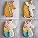 BUSOHA Unicorn Cookie Cutter Set 5pcs - Unicorn, Unicorn Head, Rainbow, Shooting Star and Star, Large Stainless Steel Fondant Molds for Kid's Kitchen Biscuit Baking Tools Holiday Party Supplies