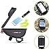 Xplanet Bike Phone Mount Bag, Bicycle Frame Bike Handlebar Bags Waterproof Touch Screen Cell Phone Case Holder for iPhone X 8 7 6s 6 Plus 5s Samsung Galaxy s7 s6 Note 7 Cellphone Below 6.0 Inchthumb 3