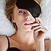 Silk Sleep Mask for Women,Men,Soft Light Blocking Natural Silk Sleeping Eye Mask with Ear Plug Set for Travel, Blackout Blindfold with Adjustable Strap