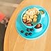 Silicone Suction Baby Feeding Placemat: Lumipets Non Slip Bear Shaped Mat Bowl Plate for Toddlers & Kids Eating at Home or a Restaurant - Toddler Food Tray Plates - Table/High Chair Placemats - Blue