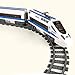 Railroad Train Tracks 18 straight + 6 curved tracks Non-Powered Rail Compatible all Major Brands Train Track City Railroad Construction Toy
