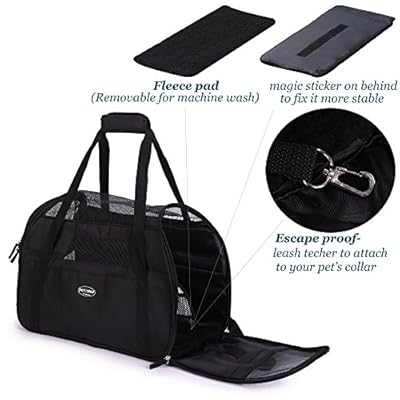 Sac Transport Petit Chien Chat Voyage Porte Pliable Avion