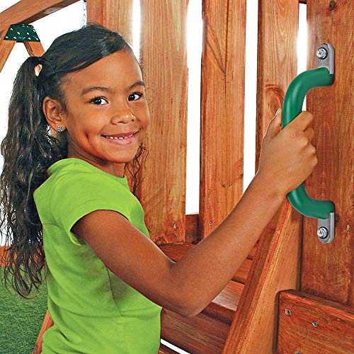 SELEWARE 800 LBS Capacity Set of 2 Safety Playground Handles, Metal