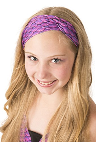 Fin Fun Mermaid Asian Magenta Headwrap