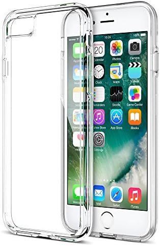iPhone 6 Plus, iPhone 7 Plus, iPhone 8 Plus Slim Protective Phone Case Cover, Dual Layer Hard PC Shell And Soft TPU, Non-Slip And Anti-Scratch, Apple Smartphone Drop Protection (Clear)
