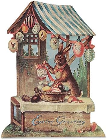 Bethany Lowe Easter Bunny Rabbit Dummy Board 12" x 9 1/4"