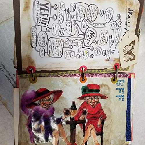 Junk Journal - Altered Book - Here's To Me - Keepsake - Gift - Thumbnail 5
