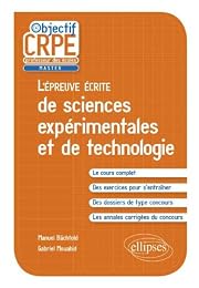 L' épreuve écrite de sciences expérimentales et de technologie