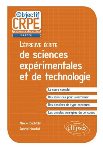 L' épreuve écrite de sciences expérimentales et de technologie