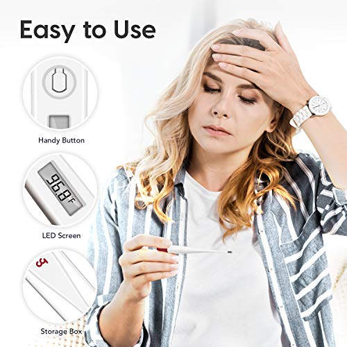 Digital Thermometer for Fever Body Temperature for Oral Rectal Armpit