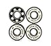 Yellow Jacket Premium Fidget Spinner Replacement Bearings, 1 Ceramic Spin Bearings, 3 Steel White Lightning Counterweight Bearings