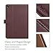 ProCase ASUS ZenPad S 8.0 Z580C Case (2015 ZenPad Z580C,Z580CA) with bonus stylus pen - Stand Cover Folio Case for ASUS ZenPad S 8.0 Z580C, Multiple Viewing angles, Document Card Pocket (Brown)