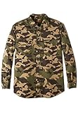 Boulder Creek Men's Big & Tall Long-Sleeve Denim/Twill Shirt