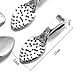 200pcs Spoon DIY Oval Jewelry Scrabble Glue On Earring Bails for Fitting Glass Cabochon Tiles Pendants 15mm x 5mm