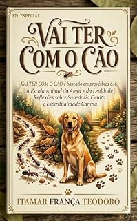 Livro VAI TER COM O CACHORINHO: A Escola Animal do Amor e da Lealdade.