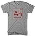 Ah! The Element of Surprise T Shirt Funny Sarcastic Science Periodic Table Tee Funny T Shirts Sarcastic Apparel for Men Cool Science Short Sleeve Novelty Light Grey XL