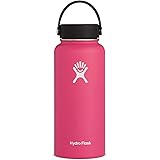 Hydro Flask Water Bottle - Stainless Steel & Vacuum Insulated - Wide Mouth with Leak Proof Flex Cap - 32 oz, Watermelon