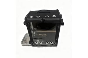 QYINXIU Bird Carrier Bag Birds Travel Cages with Stand, Bird Backpack Carrier with Indestructible Stainless Steel Mesh, Large