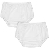 dappi Reusable Waterproof 100% Nylon Taffeta Diaper Pants for Potty Training & Swimming, Leak-Proof & Rip-Proof, X-Large (Fits 32 - 35 lbs), 2 Counts
