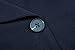 sanatty Women's 3/4 Ruched Sleeve Open Front Lightweight Work Office Blazer Jacket,Navyblue,XX-Large