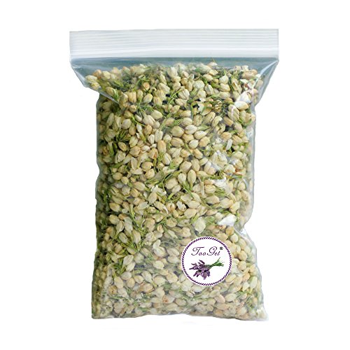 TooGet Fragrant Natural Pure Jasmine Buds Organic Dried Jasmine Flowers Wholesale, Herbal Tea - 4 OZ