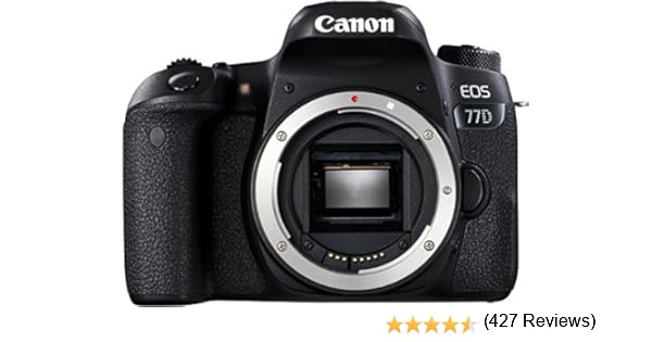 Canon EOS 77D - Cámara réflex de 24.2 MP (vídeo Full HD, WiFi ...