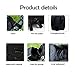Bike Handlebar Bag, Bicycle Front Bags Cycling Waterproof Storage Under Seat Pack with Rainproof Cover Black by LC-dolida