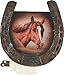 Rivers Edge Products Night Light with Automatic Light Sensor, Rustic Home Decor Wall Plug in, 360 Degree Light Rotation, Auto On-Off Nightlight for Bathroom, Hallway, Bedroom, Nursery, Kitchen, Horse