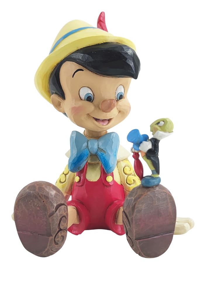 Enesco Jim Shore Pinocchio And Jiminy Sitting Figurine