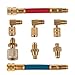 Sunsbell Car AC Air Conditioner Refrigeration Adapter Hose Auto R134A R12 Converting Fitting Adapters Set