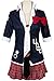 UU-Style Women's Jacket Coat Tie Top Skirt Unfirom Junko Enoshima Cosplay Costume (Black, Women:Medium)