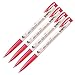 Dong-a Miffy Oil Based Ink Ball Point Pen Excellent Writing (6 Color/pack of 24 Pens) Blue/black/red/green/pink/sky Blue/