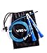 WOD Wear Speed Cable Jump Rope, Ultra Fast Fully Adjustable - Great for Cross Training, Boxing, Traveling Workouts, MMA, Exercise and Fitness, Comes with Rope Bag (Black)