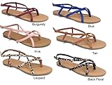 Spirit Moda Carmen-4 Summer Sandal Criss Cross Straps Open Toe