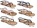 Spirit Moda Carmen-4 Summer Sandal Criss Cross Straps Open Toe