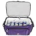 MOJECTO Large Cooler Bag. Two Insulated Compartment, Heavy Duty Fabric, Thick Insulation, 2 Heat Sealed Soft Peva Liner, Many Pockets, Strong Double Zipper, Padded Straps. for Men Women