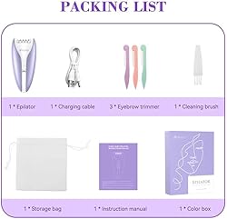 Smooth Glide Epilator for Women Facial