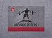 Jumpbox Fitness Republic of Reps - Men's Olympic Weightlifting Gray Triblend Workout Gym T-shirt