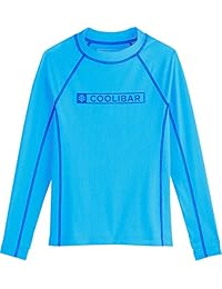 Coolibar UPF 50 + niña logotipo de la surf Rash Guard - Protección solar