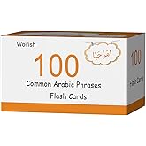 100 Essential Arabic Phrases Flash Cards for Adults - Learn Arabic Phrases for Beginners with Durable & Portable Flashcards- Arabic Flashcards Simple Phrases