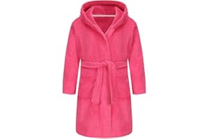 BEST FOR ALL Boys Girls Bathrobe Soft Towel Hooded Robe Terry cloth Turkish Cotton Bathrobe