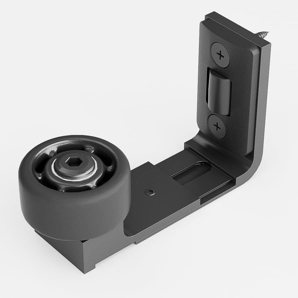 TSMST Sliding Barn Door Adjustable Roller Floor Guide Wall/Door Bottom Guide New Upgrade — image 1