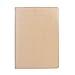 AiSMei Case for 9.7-Inch iPad 5th (2017)/ iPad 6th (2018)/ iPad Air (2015), Rotating Protective Case Cover w/Auto Wake/Sleep Function,Gold