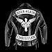 VEGASBEE Born Again Reflective Fabric Embroidered Iron-ON Patch Biker Jacket Rider Vest TOP Rocker 12 USA