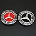 99 Carpro 4PCS for Benz Wheel Center Hub Caps Emblem, 75mm Car Rim Hub Cover Logo + 4 Pack Car Tire Valve Air Caps Fit for Mercedes Benz (Red)