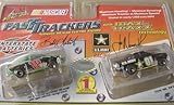 Life Like #18 Interstate Batteries and #01 U.S. Army Fast Trackers HO Slot Car Twin Pack